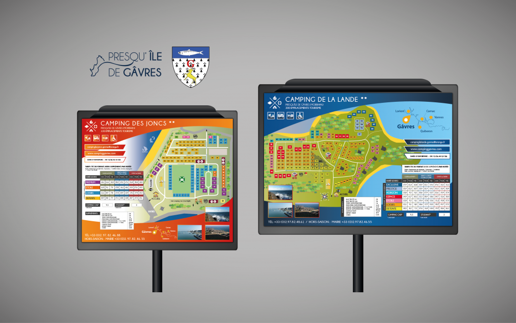 Cartographies | Campings Gâvres