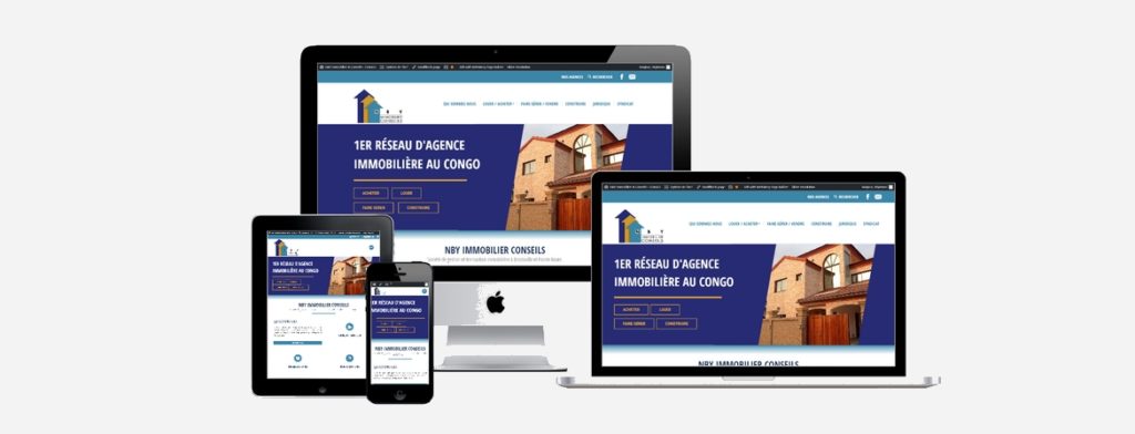 NBY Immobilier | Site vitrine | Congo