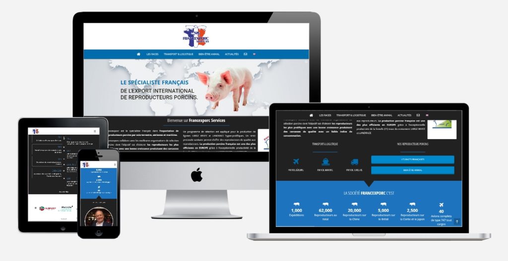réalisation de sites internet - agence de communication : francexporc