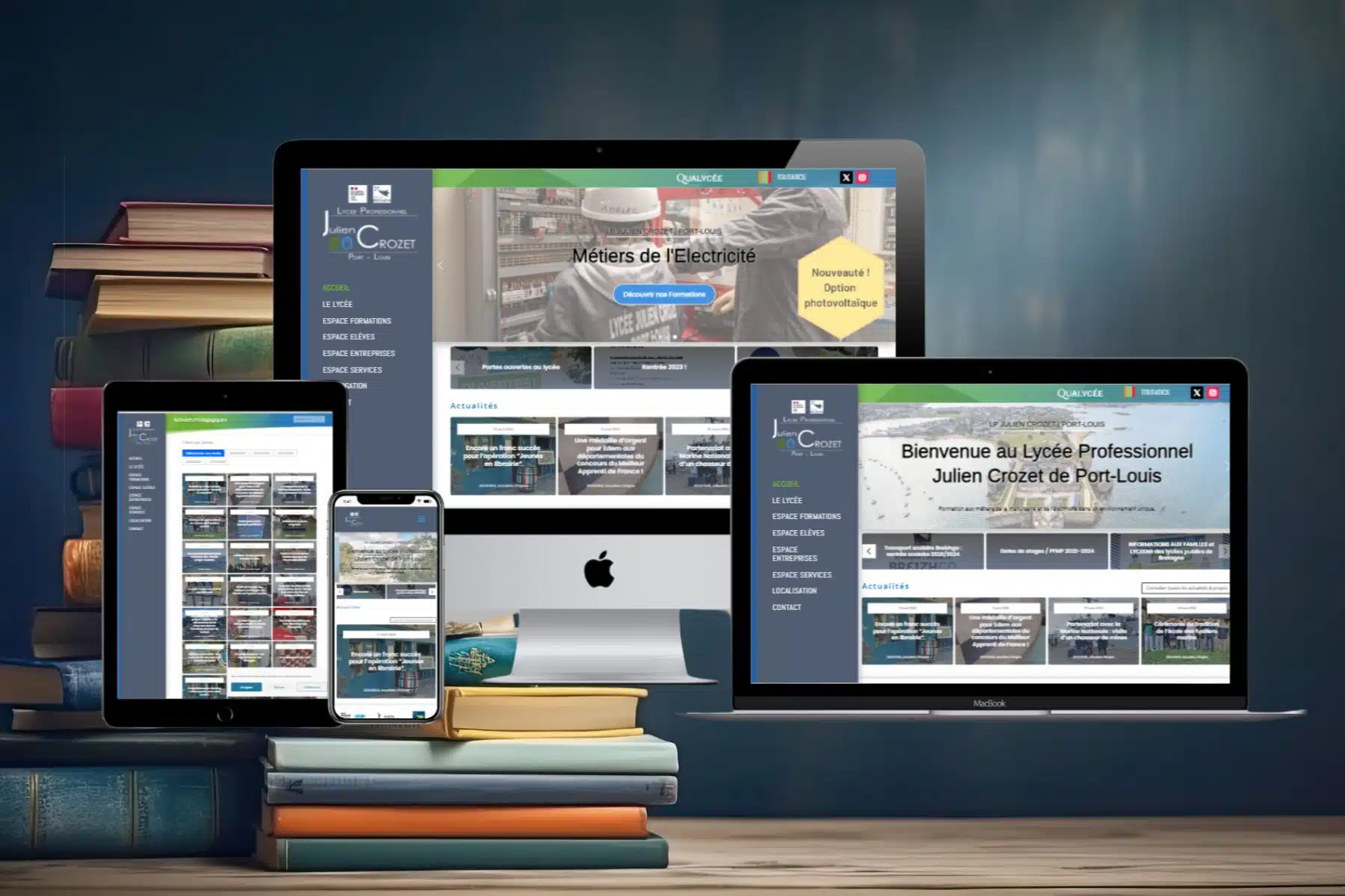 Création site internet lycée par agence graphikup cliquer pour agrandir