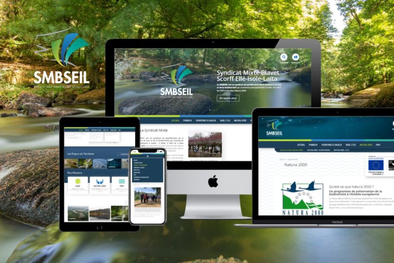 Site institutionnel pour le Syndicat Mixte BSEIL