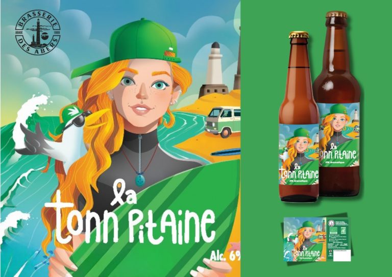 Illustration, étiquette et packaging