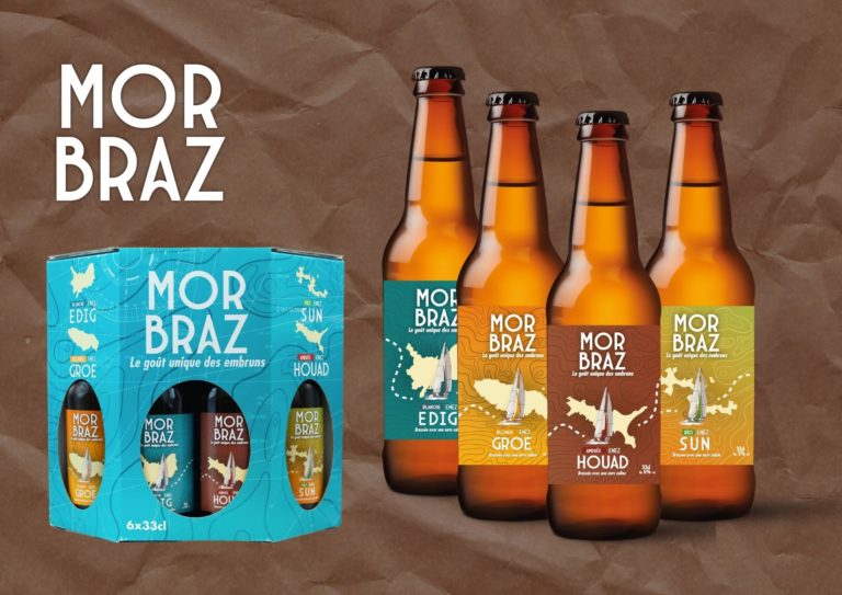 packaging et pack bière illustration