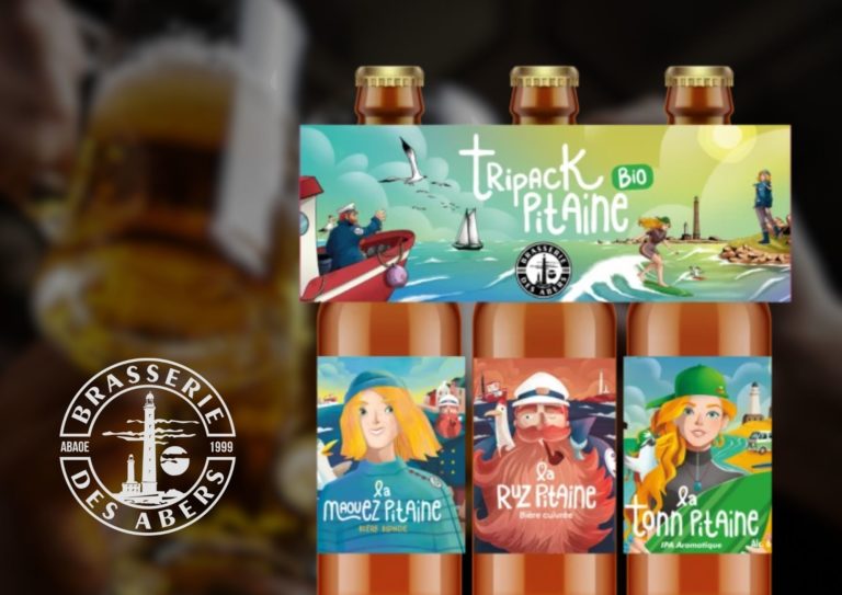 conception graphique - pack de bière découverte mutine